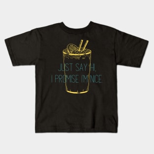 Promise I'm Nice Kids T-Shirt